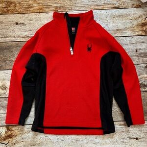 Spyder Core Sweater in Red and Black